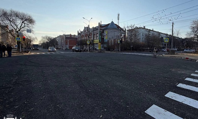 Обновлённый участок Амурской ждёт автомобилистов и пешеходов уже сегодня вечером! Обновлённый участок Амурской ждёт автомобилистов и пешеходов уже сегодня вечером!