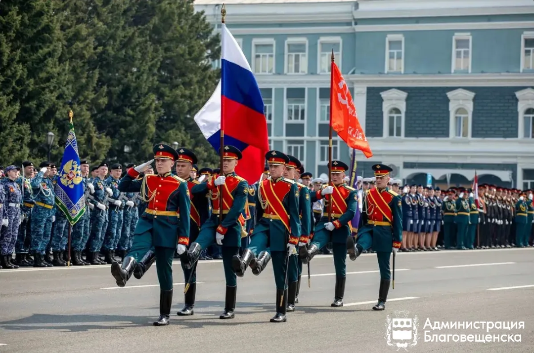 9 мая в Благовещенске будут недоступны для проезда несколько участков. Благовещенцам напоминают, какие магистрали перекроют 