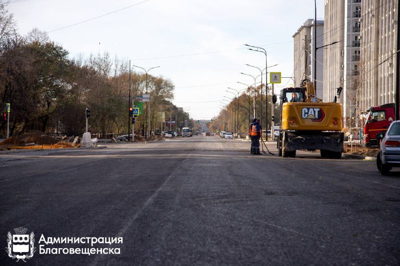 В этом году благодаря нацпроекту «Инфраструктура для жизни» в Благовещенске отремонтировали дороги на 18 кварталах 