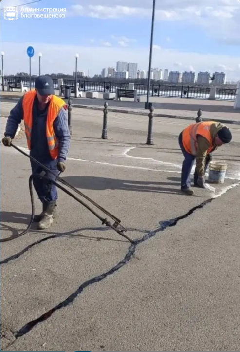 ГСТК применяет новый материал для санации городских дорог