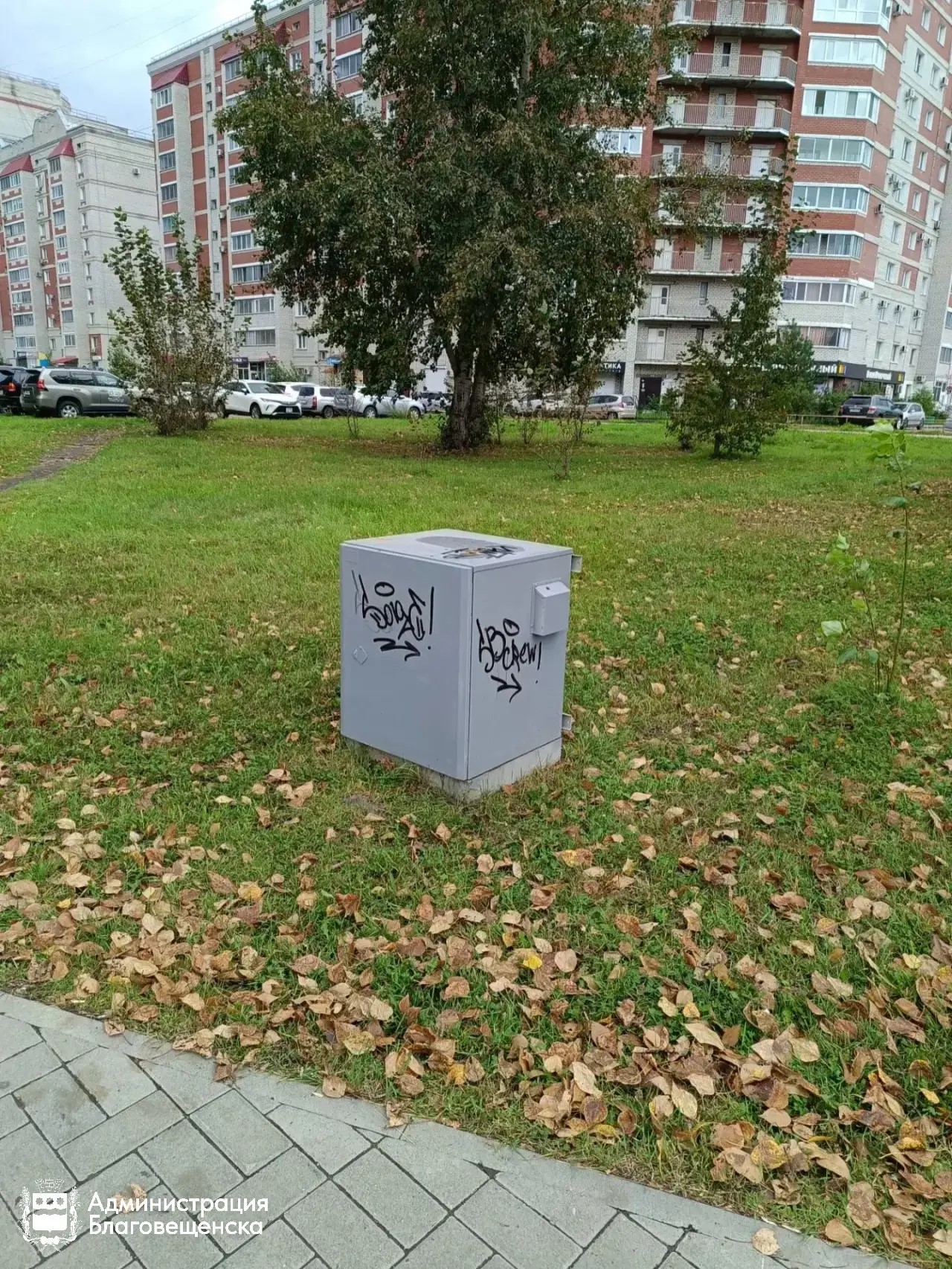 В Благовещенске ищут хулиганов, которые портят городскую инфраструктуру 