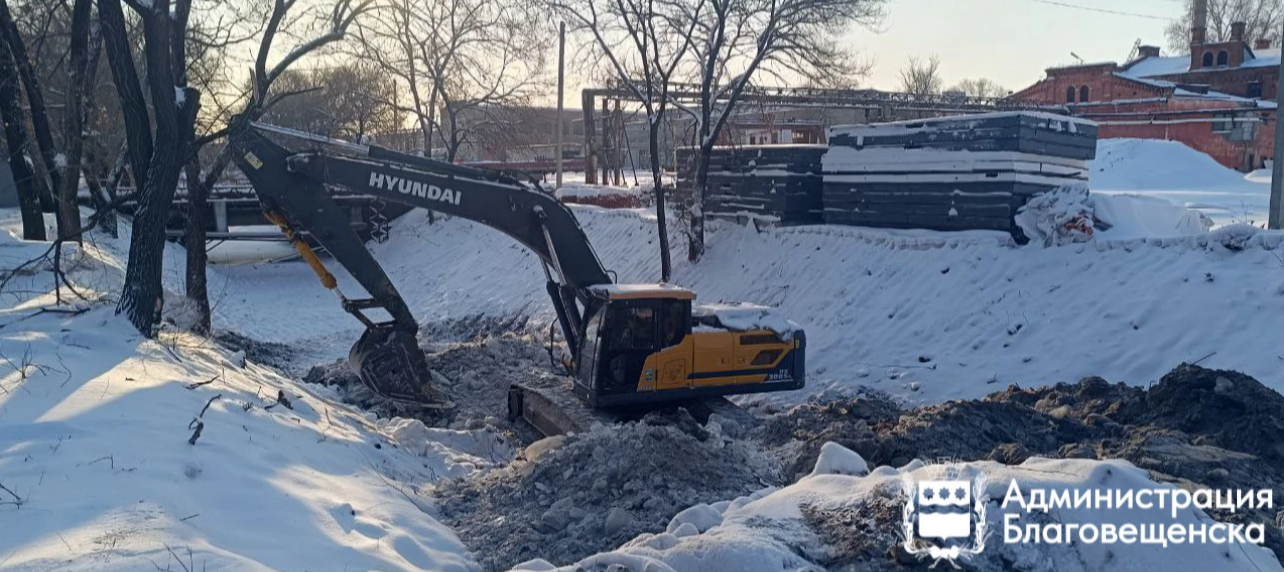 ГСТК приступил к очистке второго участка открытого русла Бурхановки