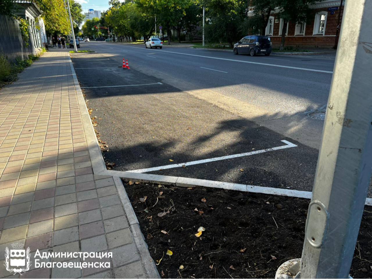 Благовещенск пополнился ещё одной общественной парковкой Благовещенск пополнился ещё одной общественной парковкой