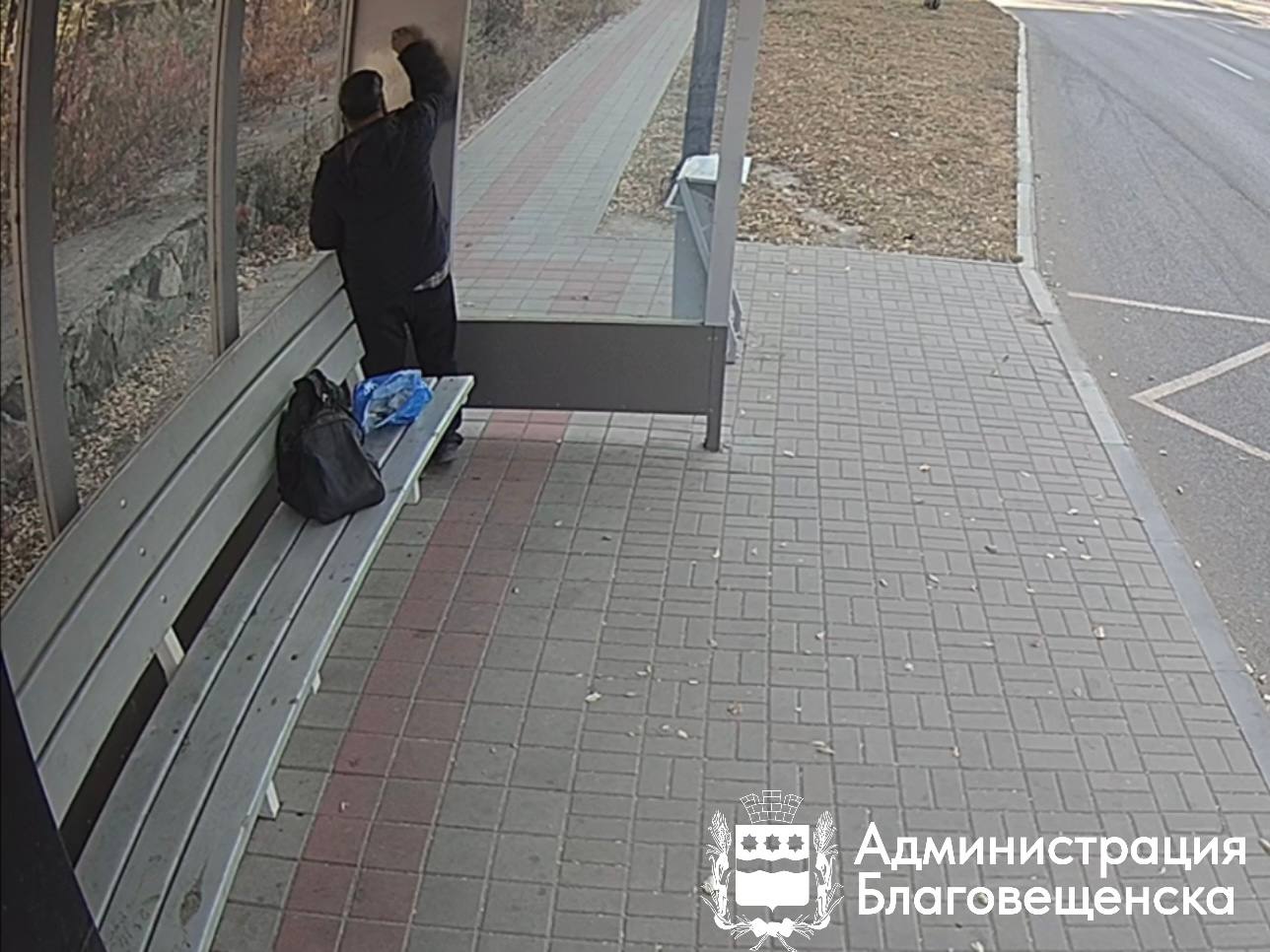 Неисправимый «граффитист»: в Благовещенске завёлся любитель исписать маркером автобусные павильоны Неисправимый «граффитист»: в Благовещенске завёлся любитель исписать маркером автобусные павильоны