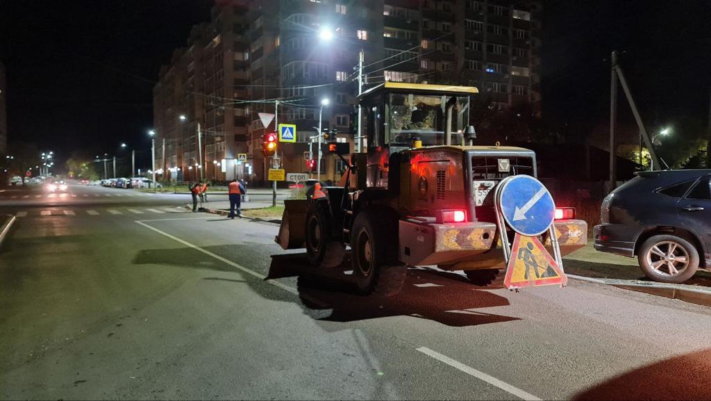 ГСТК устранили неровности в районе перекрестка Кольцевая - 50 лет Октября