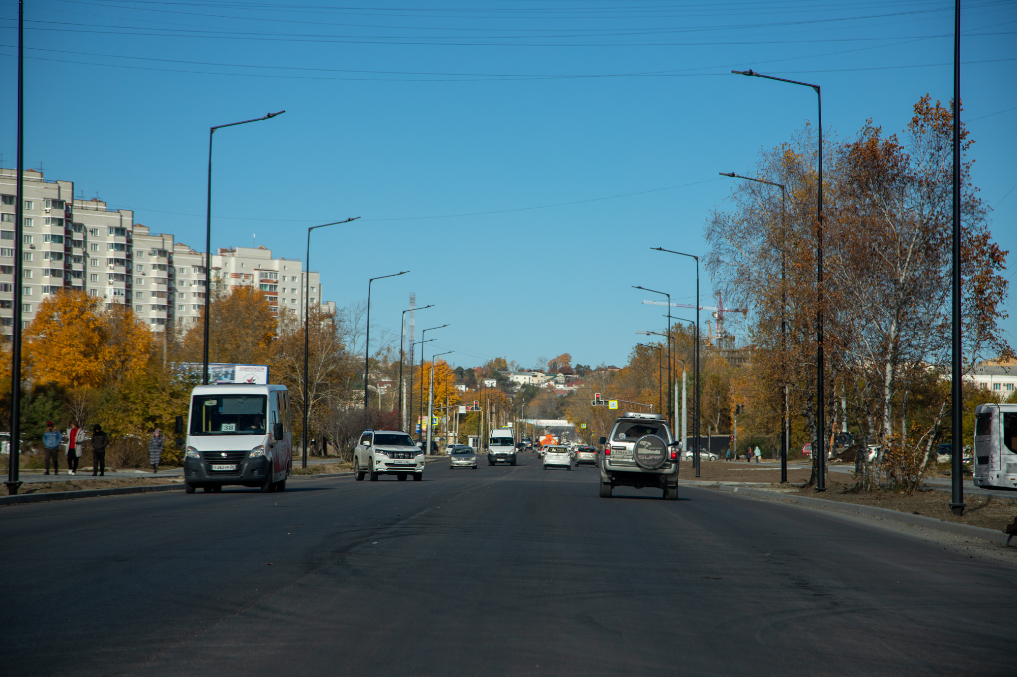 В выходные Игнатьевское шоссе в Благовещенске полностью оденут в асфальт В выходные Игнатьевское шоссе в Благовещенске полностью оденут в асфальт
