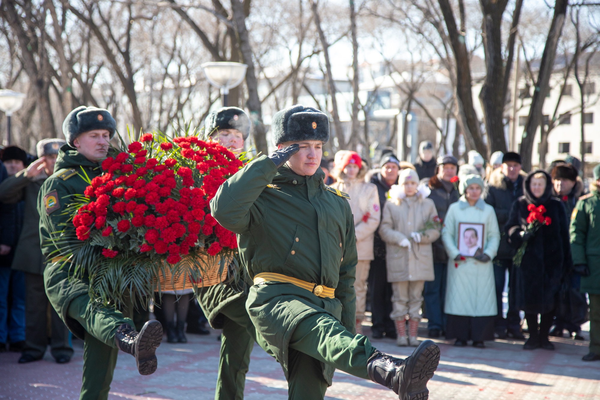 Митинг, посвященный 34-ой годовщине вывода Советских войск из Афганистана, прошел в Благовещенске Митинг, посвященный 34-ой годовщине вывода Советских войск из Афганистана, прошел в Благовещенске