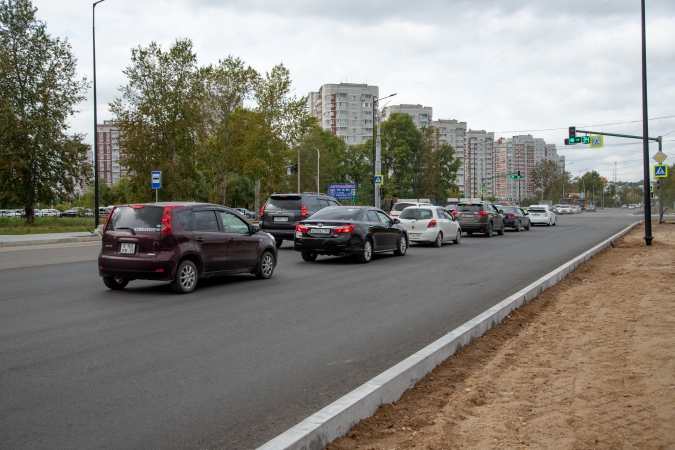 Еще один участок Игнатьевского шоссе оденут в завершающий слой асфальта