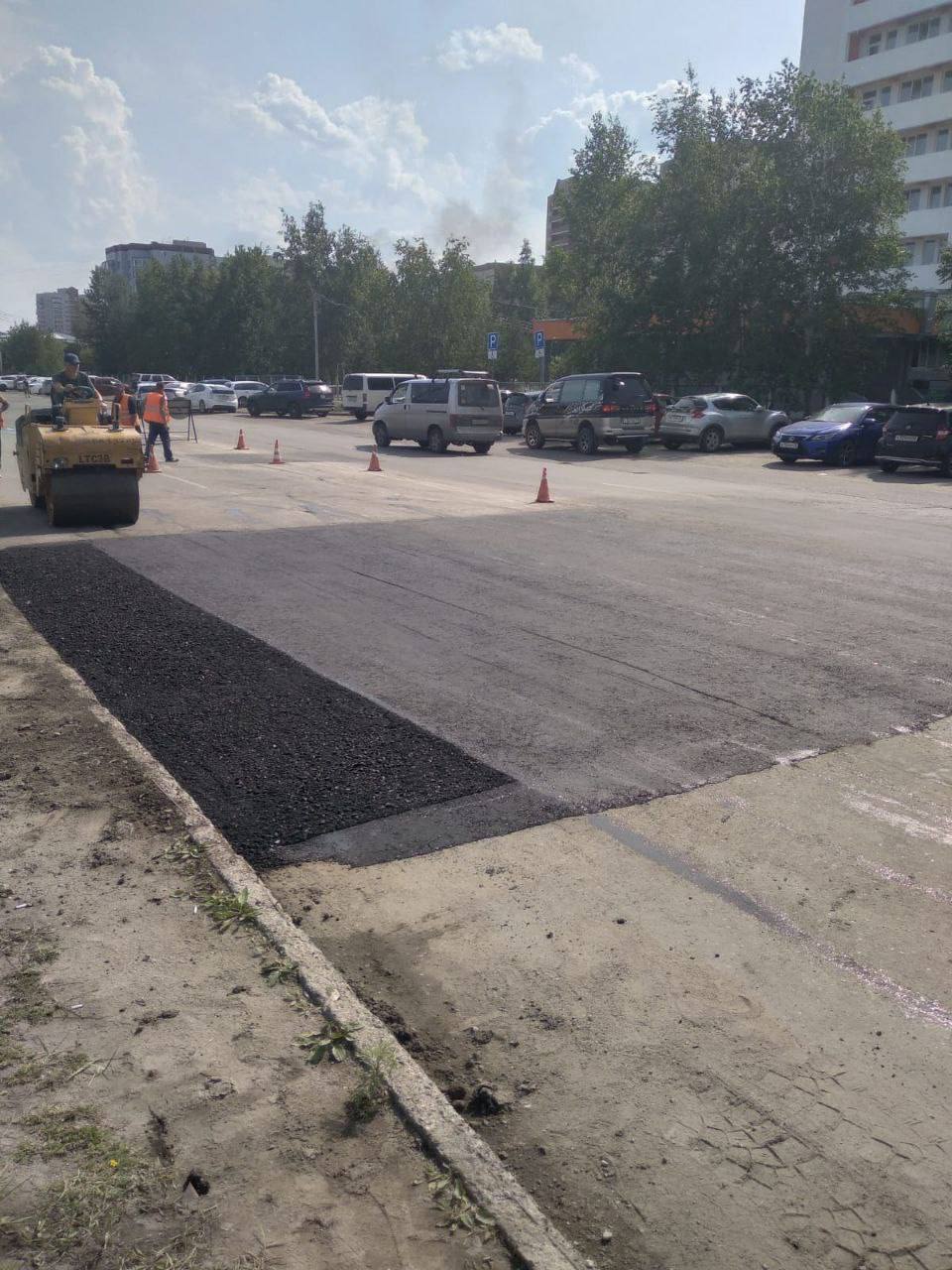 ГСТК отремонтировал дорогу в районе областной поликлиники ГСТК отремонтировал дорогу в районе областной поликлиники