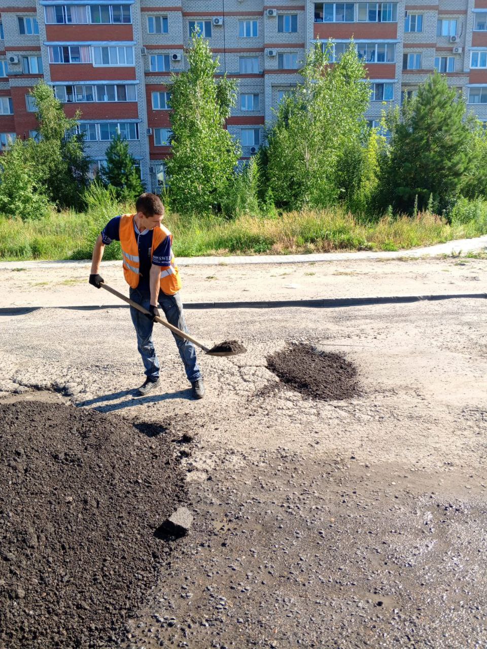 Ещё один проезд в микрорайоне Благовещенска стал комфортнее Ещё один проезд в микрорайоне Благовещенска стал комфортнее