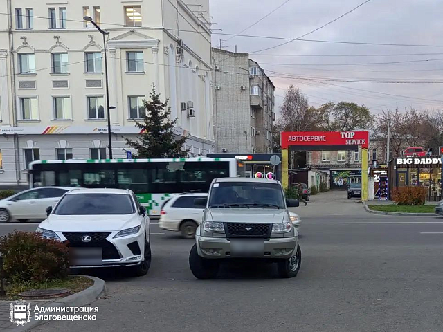 Благовещенских авто хамов продолжают наказывать за неправильную парковку