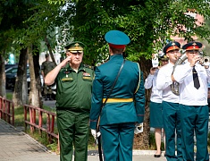 В Благовещенске торжественно открыли «Мурал Победы»