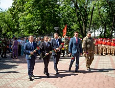 В Благовещенске открыли временный мемориал памяти участников локальных войн и конфликтов
