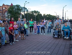 В Благовещенске отпраздновали День физкультурника