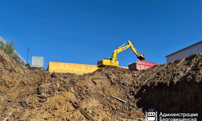 Газовая котельная в районе лагеря имени Гагарина в Благовещенске готова на 49% 