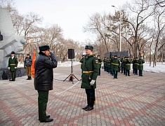 Память воинов-интернационалистов почтили в Благовещенске