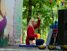 В Городском парке прошел фестиваль йоги