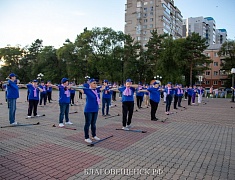 В Благовещенске отпраздновали День физкультурника