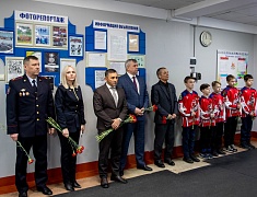 В спортивной школе №3 Благовещенска открыли уголок памяти Героя России Владимира Барахтенко