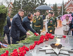 Митинг, посвященный 78 годовщине Победы в Великой Отечественной Войне, прошел в Благовещенске