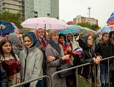 Концерт в поддержку референдума в ЛНР, ДНР, а также в Херсонской и Запорожской областях прошел в Благовещенске