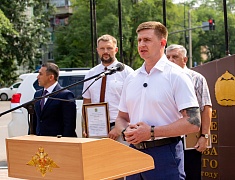 В Благовещенске торжественно открыли «Мурал Победы»