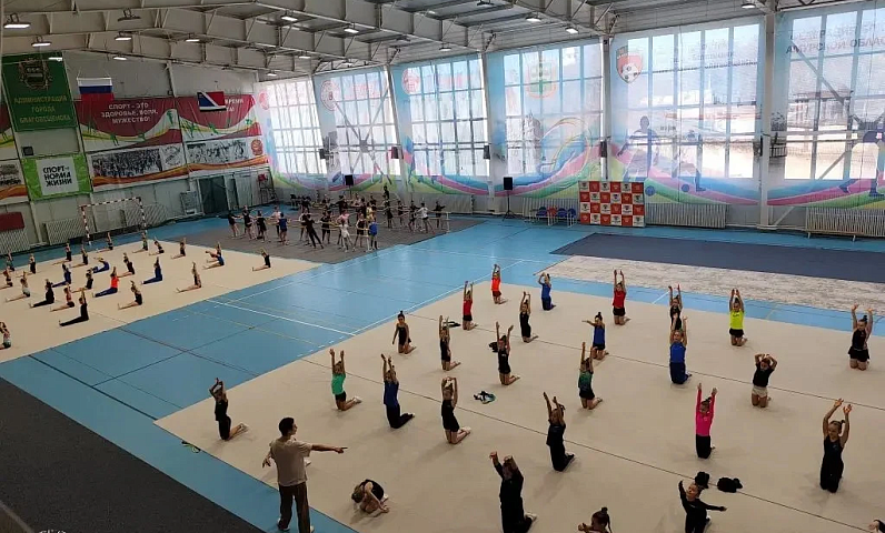 Гимнастки из разных регионов Дальнего Востока собрались в Благовещенске