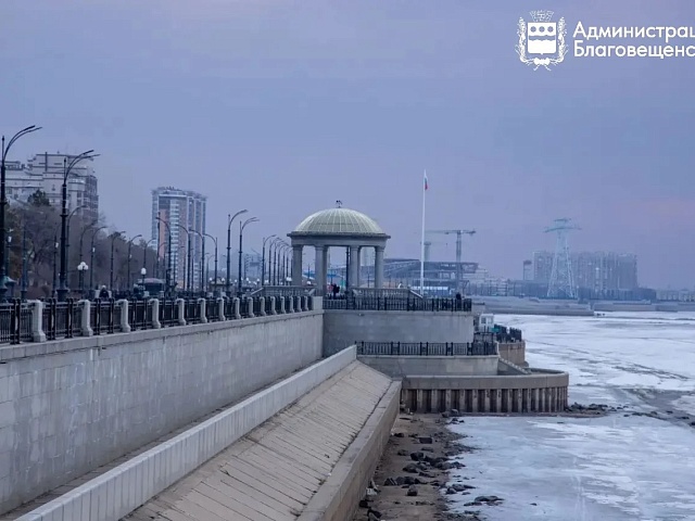 Режим повышенной готовности введут в Благовещенске из-за снега и сильного ветра 