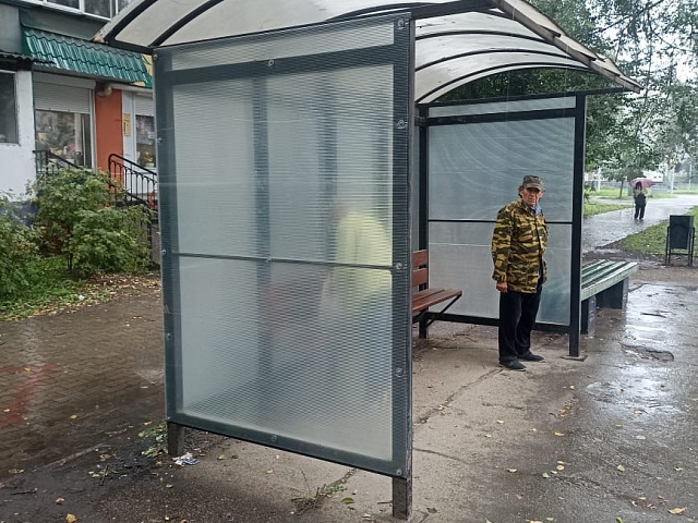 ГСТК ремонтирует благовещенские автобусные остановки
