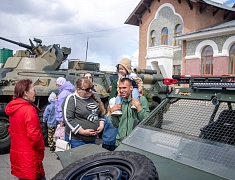 Ретропоезд «Победа» прибыл в Благовещенск
