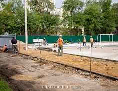 Мэр Благовещенска Олег Имамеев выехал на подтапливаемые во время дождей участки