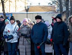 В Благовещенске почтили память погибших во время блокады Ленинграда