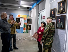 Открытие персональной выставки Олега Семенца «Горячий ветер»