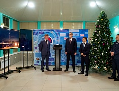 Мэр Благовещенска Олег Имамеев принял участие в запуске подсветки телебашни