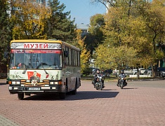 Автобус Победы вернулся в Благовещенск
