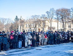 Благовещенцы почтили память защитников Ленинграда