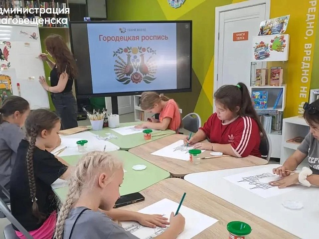 Благовещенские дети узнают русскую культуру вместе с проектом «Берег былин»