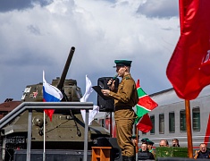 Ретропоезд «Победа» прибыл в Благовещенск