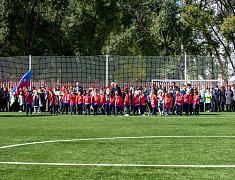 В Благовещенске открыли стадион Алексеевской гимназии