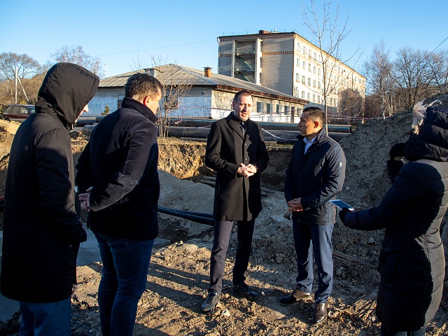 Участок Ленина – Нагорная стал местом рабочего совещания мэра