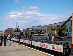 Ретропоезд «Победа» прибыл в Благовещенск