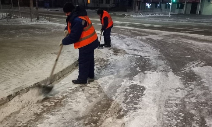 В Благовещенске ГСТК очистил Чайковского и Красноармейскую 