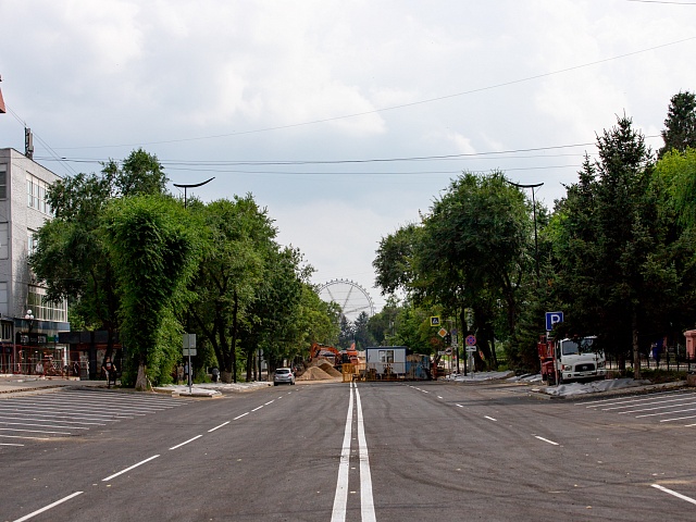 В Благовещенске после ремонта открыли ключевой участок улицы 50 лет Октября