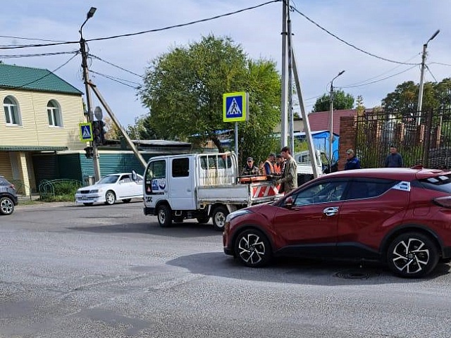 В областном центре на перекрёстке Пролетарская-Шевченко отремонтируют светофоры