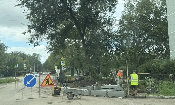 В Благовещенске приступили к обустройству ещё одной парковки. Она расположится на пересечении Пушкина и Фрунзе  