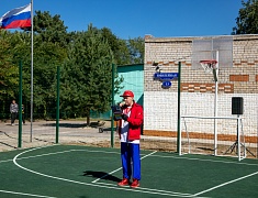 В селе Садовом Благовещенска открыли современную спортивную площадку