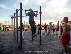 В Благовещенске отпраздновали День физкультурника