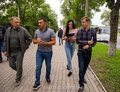 Мэр Благовещенска Олег Имамеев выехал на подтапливаемые во время дождей участки
