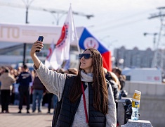 На различные дистанции «Кросса нации» вышли больше трех тысяч участников