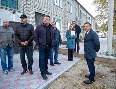 Мэр Олег Имамеев проконтролировал работы по благоустройству территории в Плодопитомнике